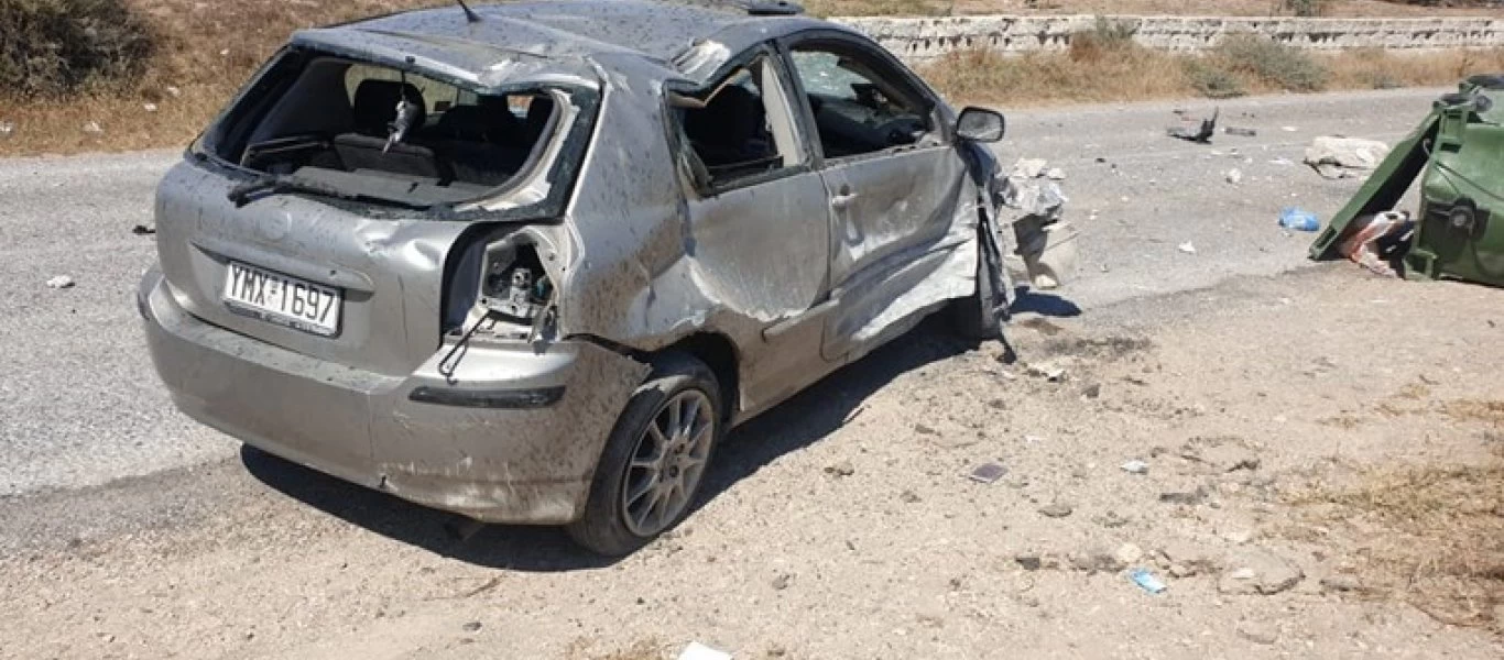 Π.Σκαφτούρος: Σοκαριστικές εικόνες από το τροχαίο που στοίχισε τη ζωή στον πρώην ποδοσφαιριστή (φωτό)